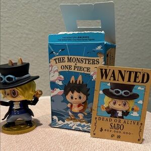 One Piece Sabo Collectible Figure with Blue Coat